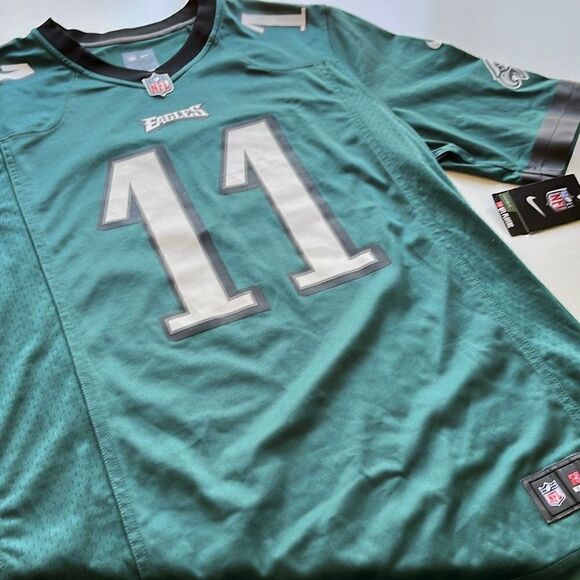 NWT Nike Carson Wentz Philadelphia Eagles #11 Jersey Sz. L - Picture 1 of 9